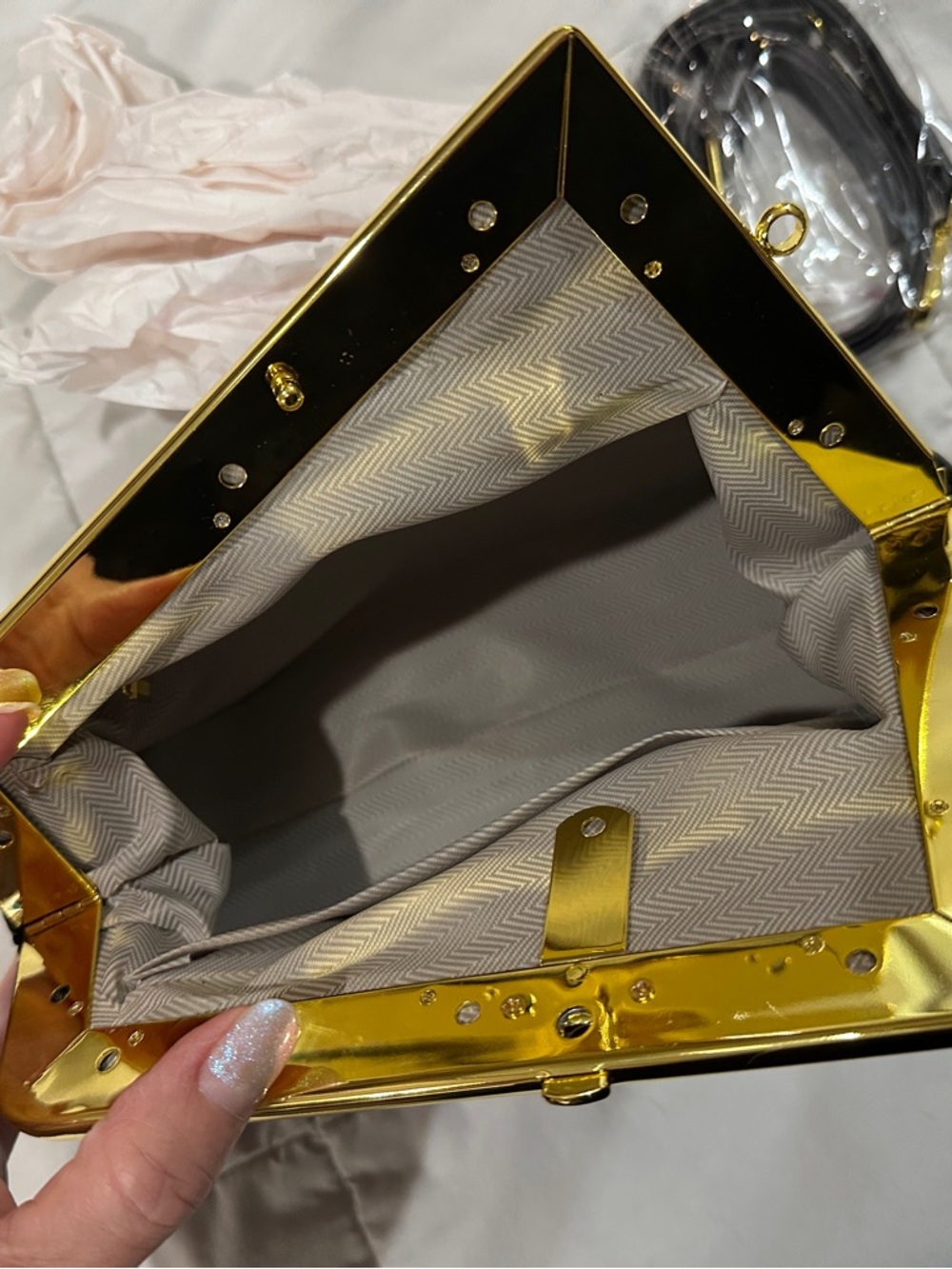 Fendi First small Nappa leather clutch - Picture 6 of 8